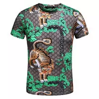 new gucci italy t-shirt street style forest tiger